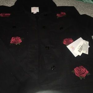 LuLaRoe Harvey Jean Jacket NWT